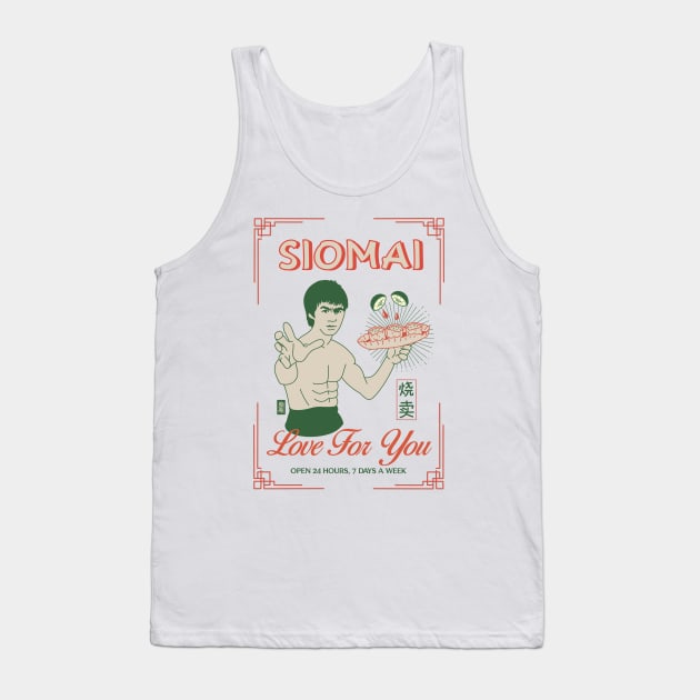 SIOMAI LOVE FOR YOU FILIPINO STREETFOOD Tank Top by Aydapadi Studio